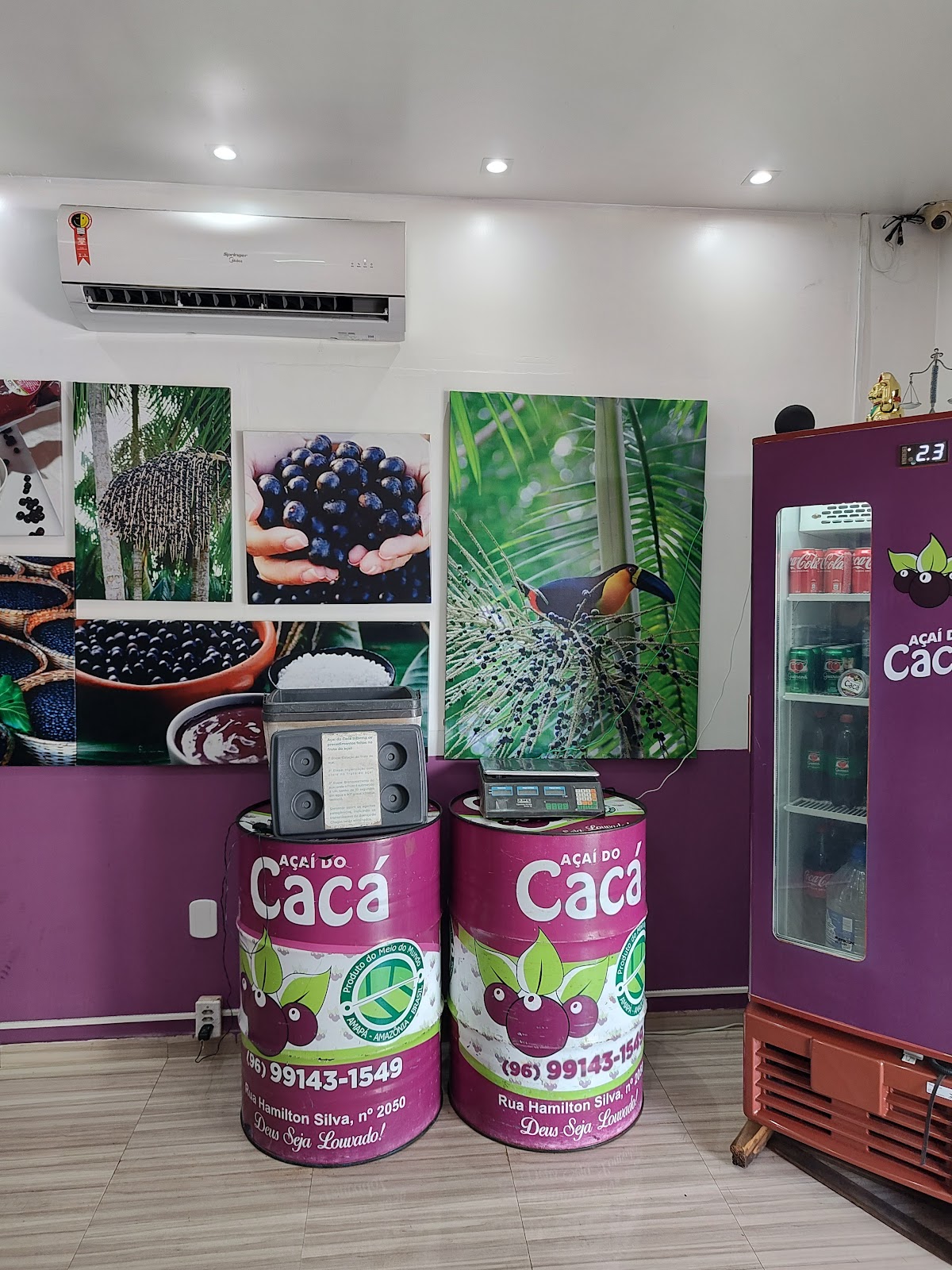 Açaí do Cacá - açaí com branqueamento