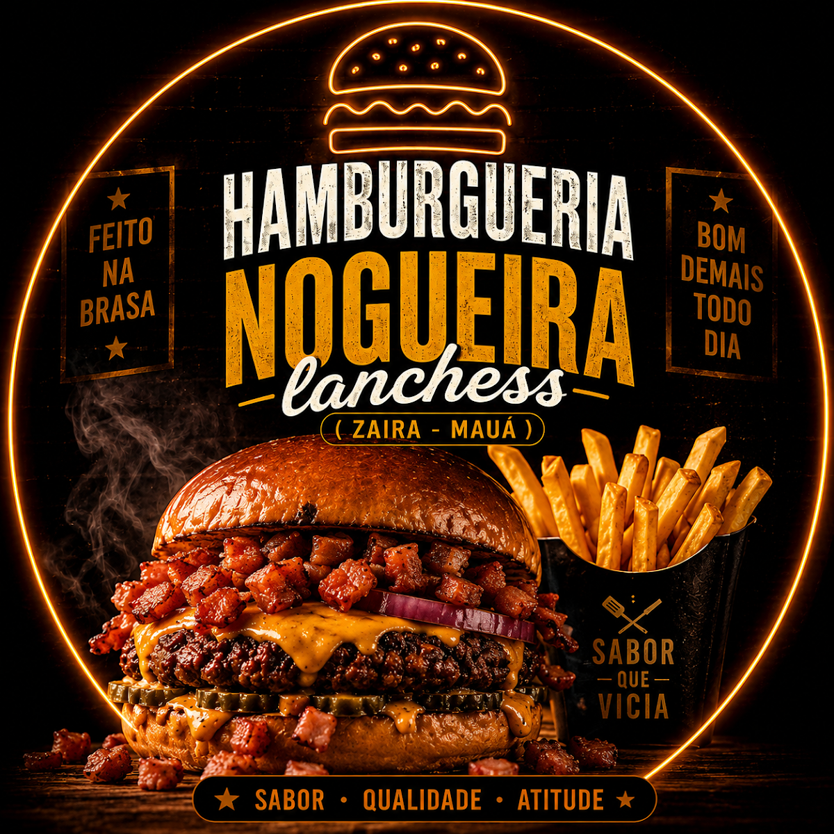 Hambúrgueria Nogueira lanchess Artesanal
