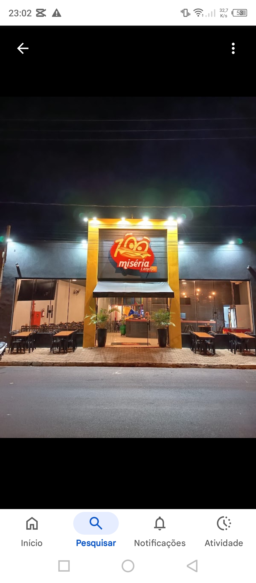 100 Miséria Lanches STZ