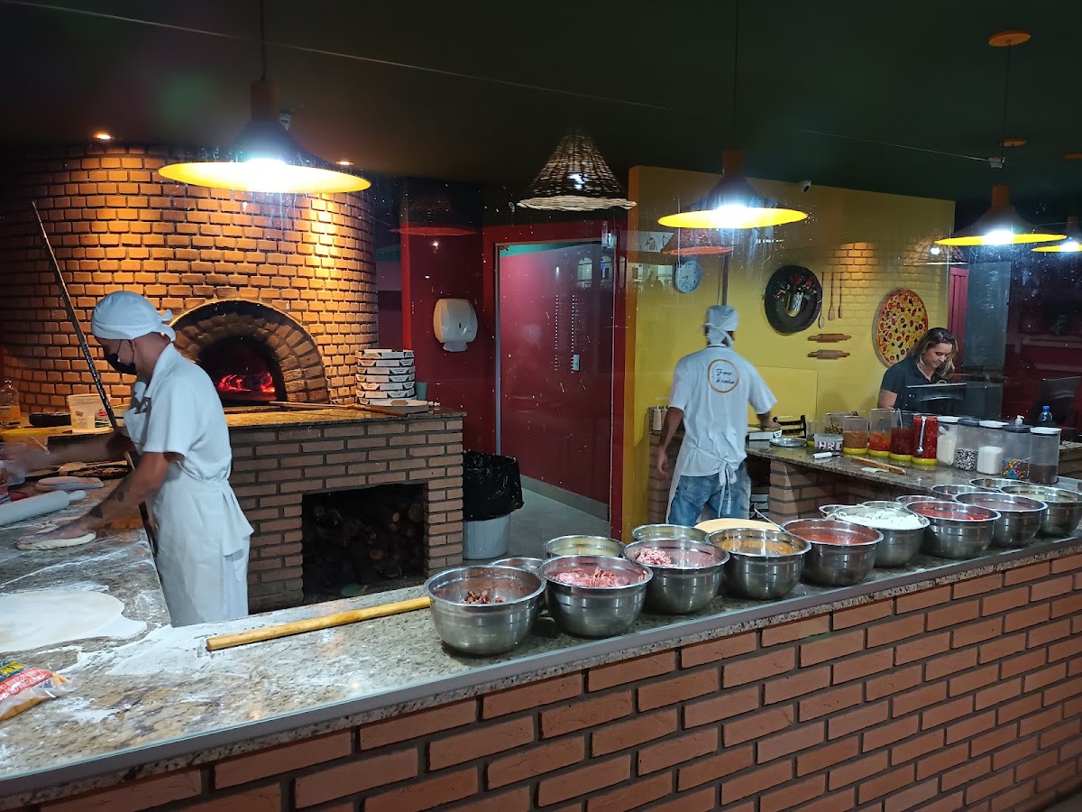 Forno a lenha pizzaria