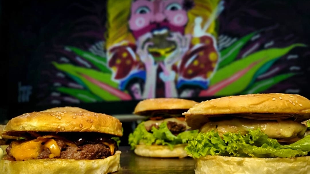 Burguer na brasa