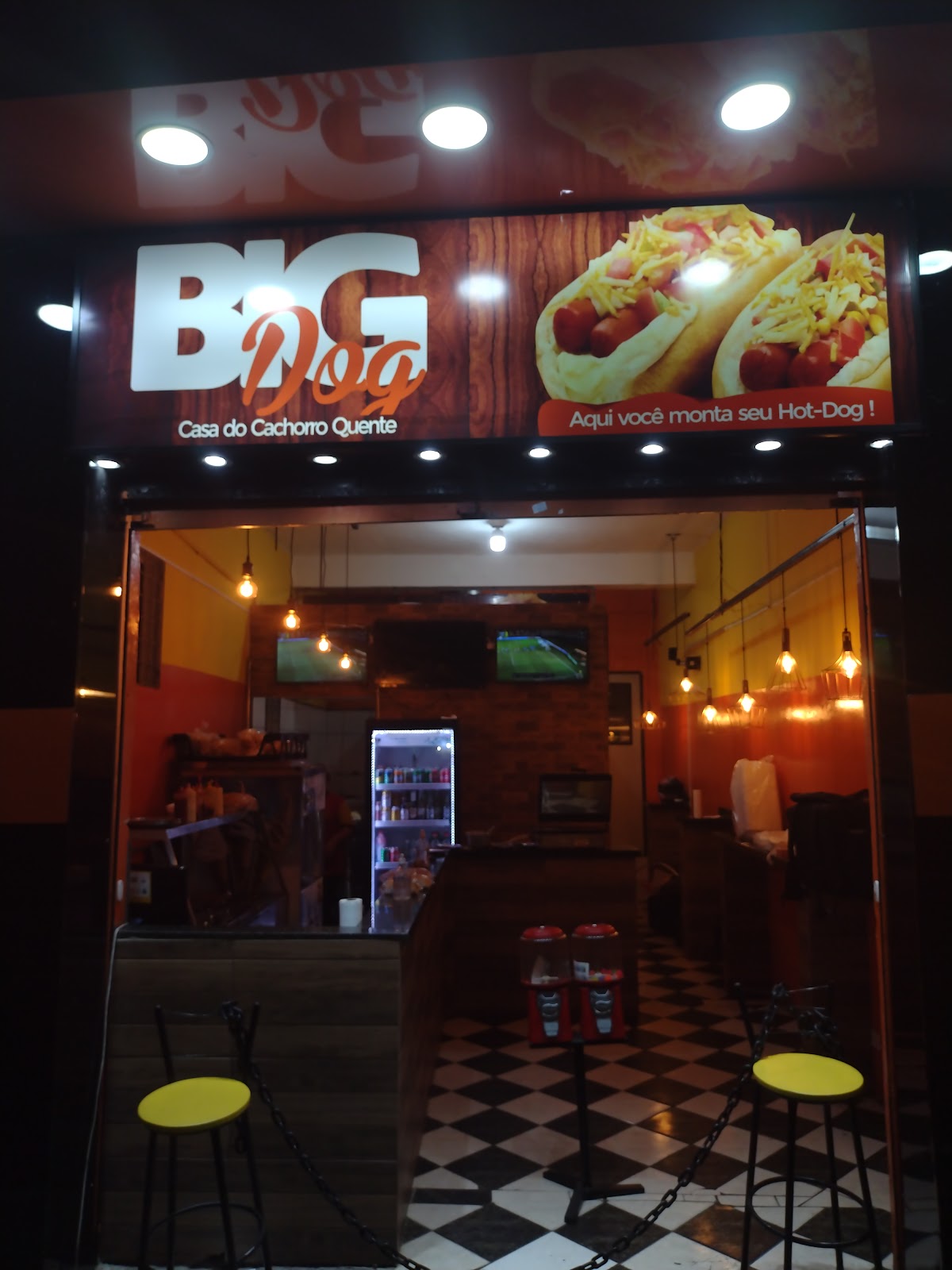 Big dog (hot dog prensado)