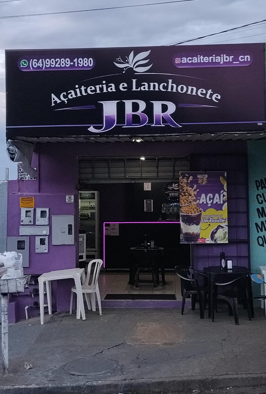 Açaiteria e lanchonete JBR