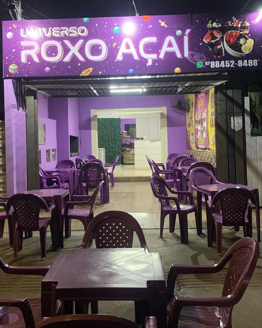 Universo roxo açaí