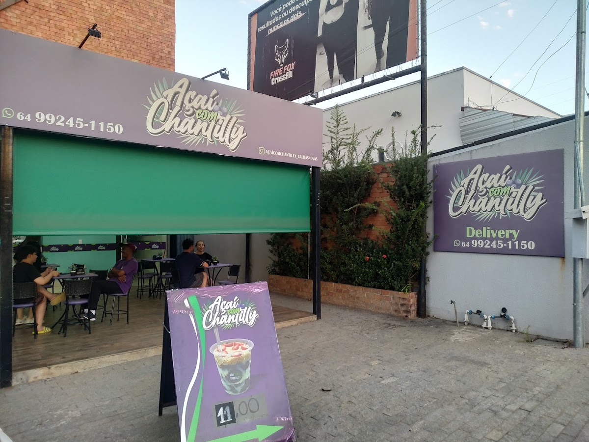 Açaí com Chantilly Caldas Novas