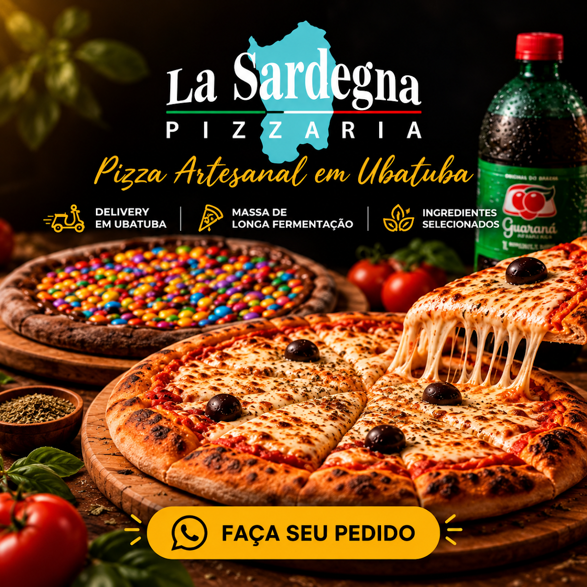 La Sardegna Pizzaria Delivery | Ubatuba