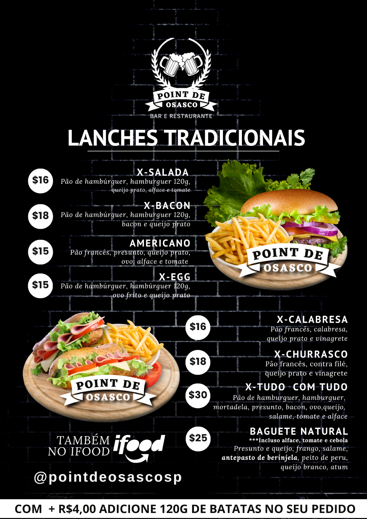 Point de Osasco Bar e Restaurante | Delivery Marmitex