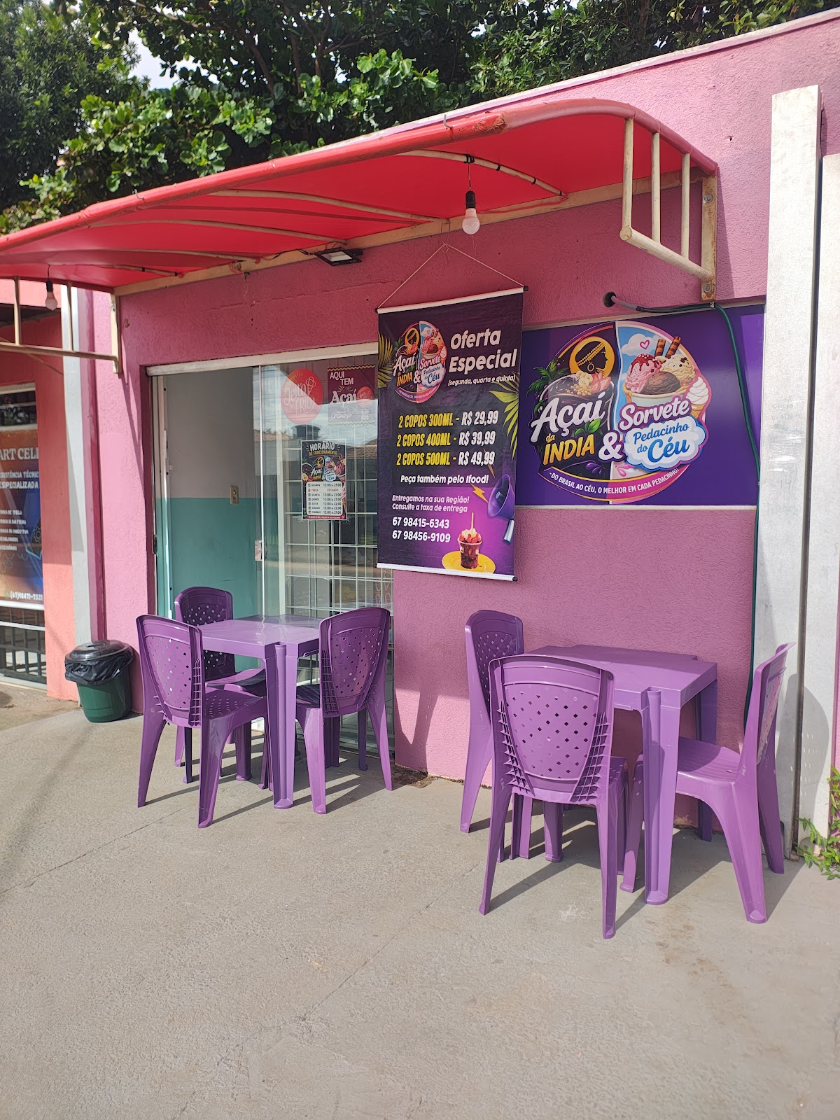 Açai da índia & Sorvete pedacinho do céu