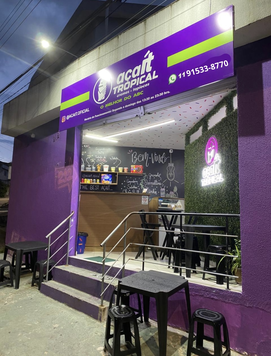 Açaít Tropical Cremes & Tapiocas | Sorveteria em Santo André