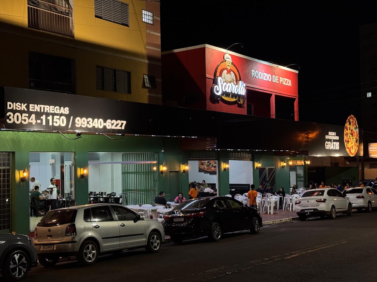 Scarolli Pizzaria - Rodízio com suco e refrigerante Grátis.