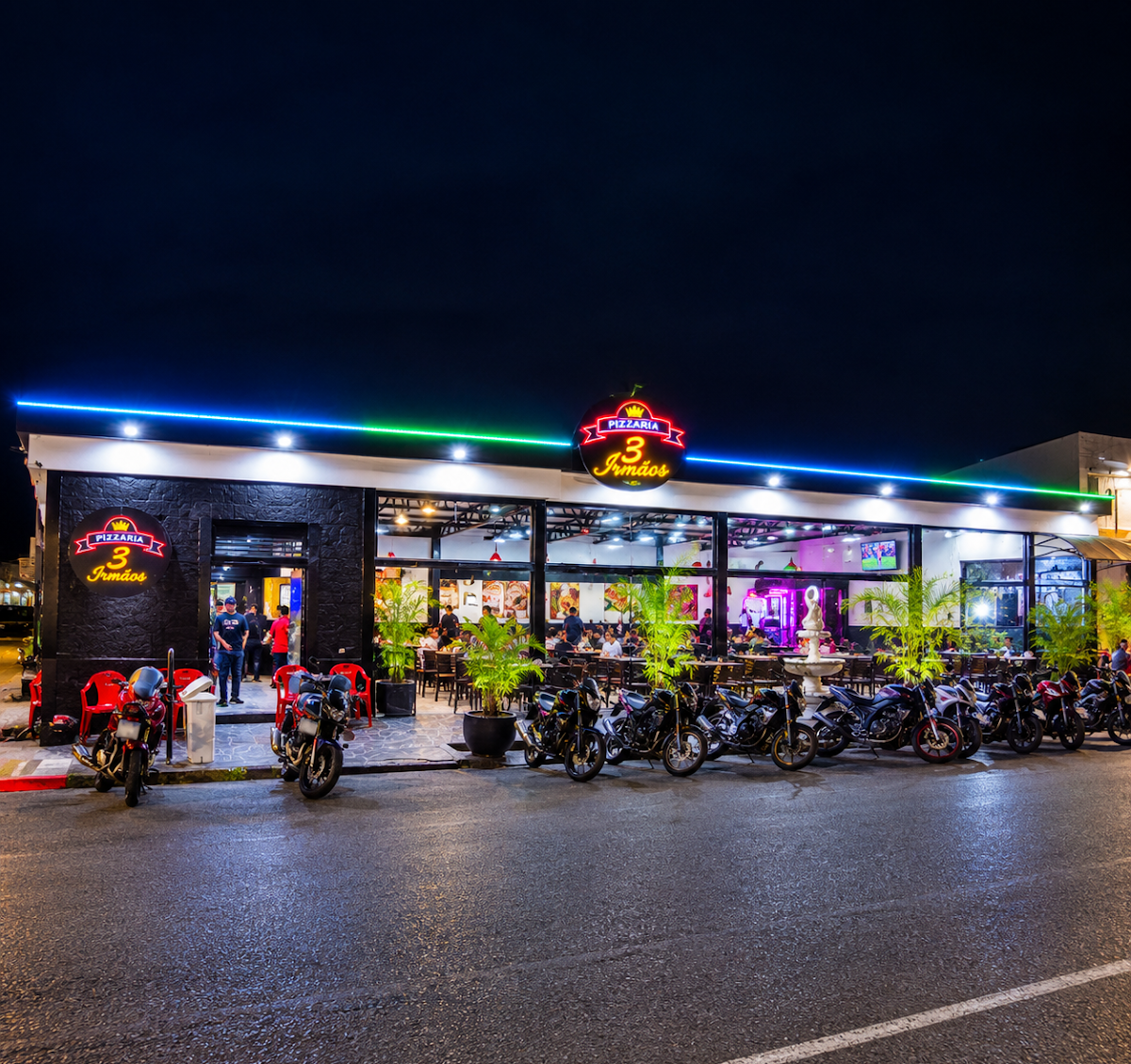Pizzaria Três Irmãos - Av. do Café Famoso Rodízio De Pizzas