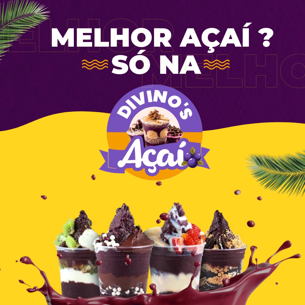 Divino açaí o melhor da região