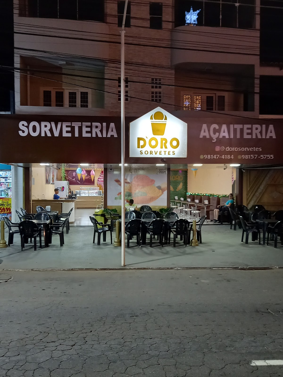 D'ORO SORVETERIA E AÇAITERIA AÇAÍ APARECIDA DE GOIÂNIA