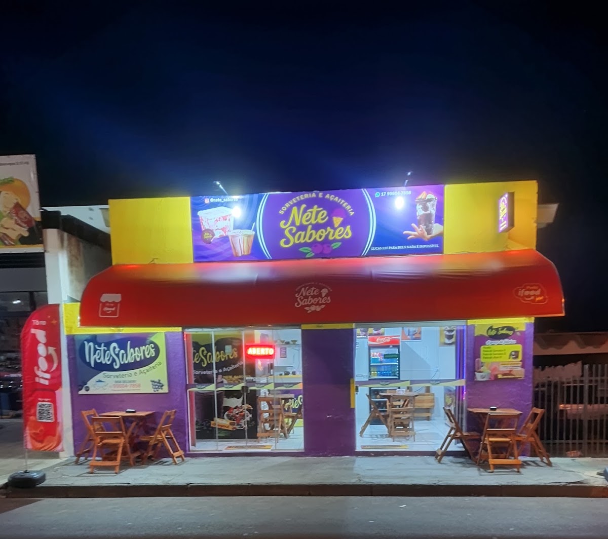 AÇAI E SORVETE NETE SABORES JALES