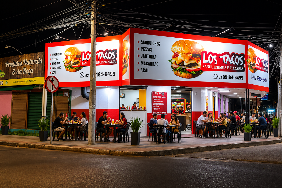 Los Tacos Sanduicheria e Pizzaria. Vila Brasília