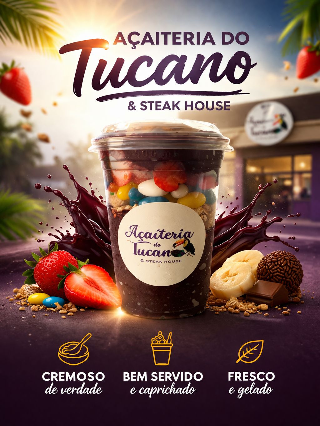 Hamburgueria e Acaiteria no Novo Gama - Steak House