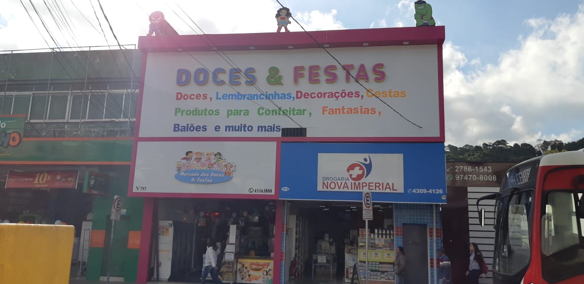 Mercado dos Doces e Festas | Distribuidora | Embalagens | Doces | Artigos de Festas | Atacadista | Confeitaria | Mauá |