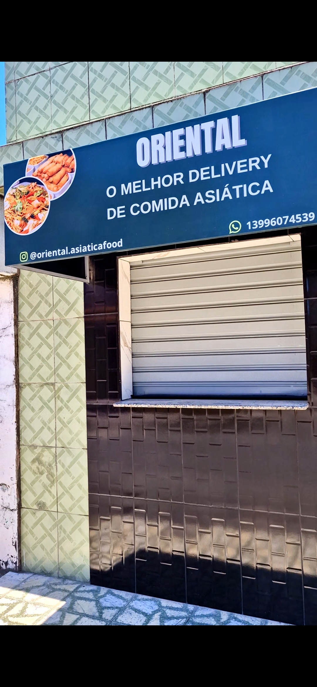 Oriental comida asiática